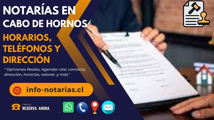 Notarías en Cabo de Hornos