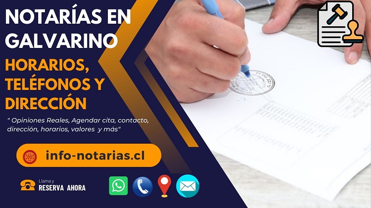 Notarías en Galvarino