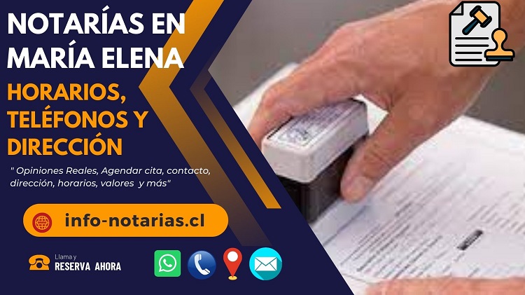 Notarías en María Elena