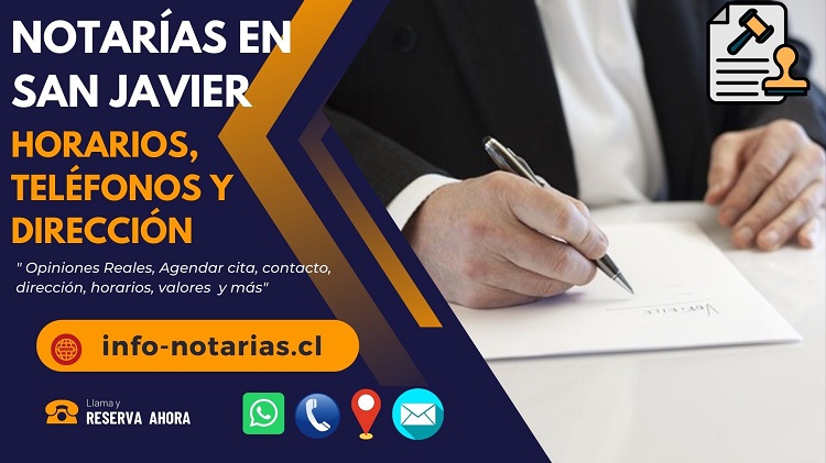 Notarías en San Javier