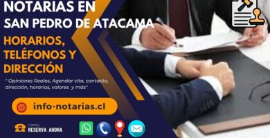 Notarías en San Pedro de Atacama