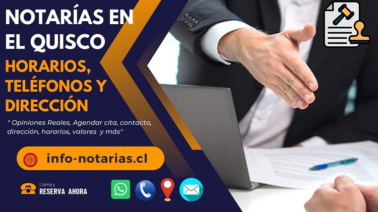 Notarías en el Quisco