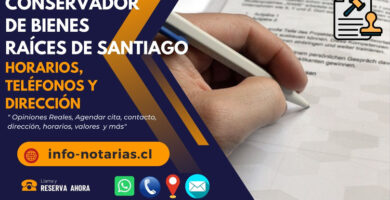 conservador de bienes raices de santiago