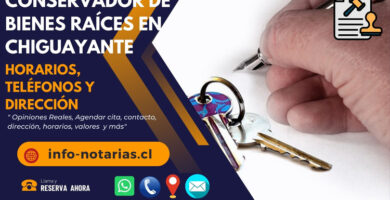 Conservador de Bienes Raíces en Chiguayante