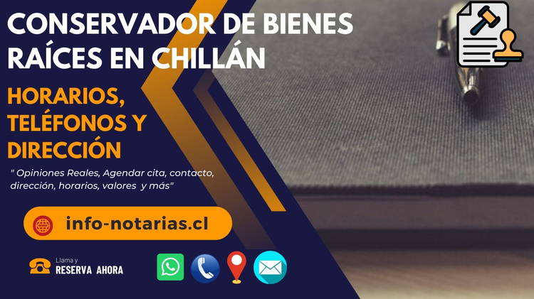 Conservador de Bienes Raíces en Chillán