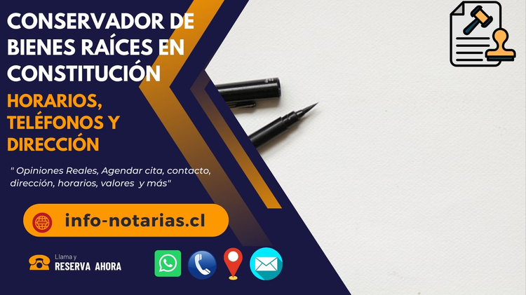 Conservador de Bienes Raíces en Constitución