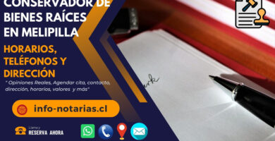 conservador de bienes raices en melipilla