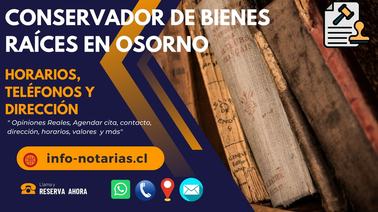 Conservador de Bienes Raíces en Osorno