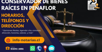 Conservador de Bienes Raíces en Peñaflor