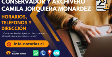 Conservador y Archivero Camila Jorquiera Monardez