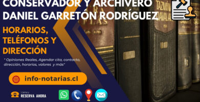 conservador y archivero daniel garreton rodriguez