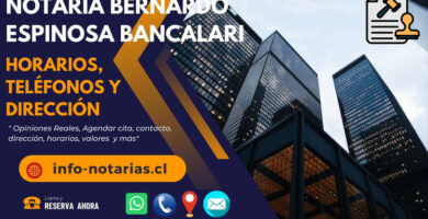 Notaría Bernardo Espinosa Bancalari