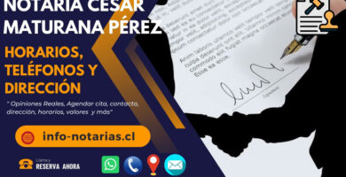 notaria cesar maturana perez