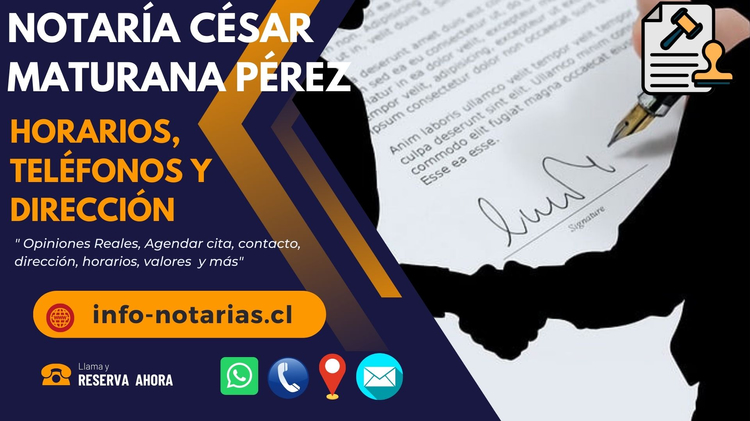 notaria cesar maturana perez