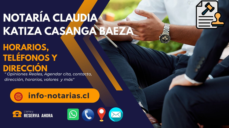Notaría Claudia Katiza Casanga Baeza