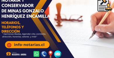 notaria y conservador de minas gonzalo henriquez encamilla