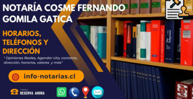Notaría Cosme Fernando Gomila Gatica