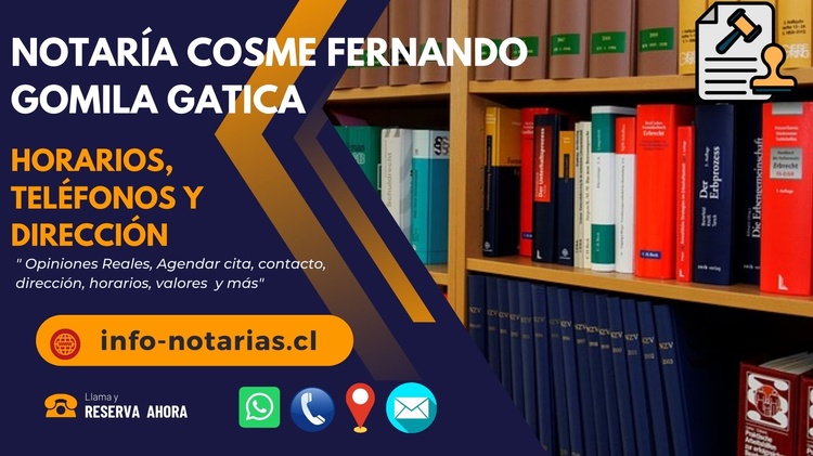 Notaría Cosme Fernando Gomila Gatica