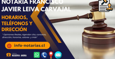 Notaría Francisco Javier Leiva Carvajal