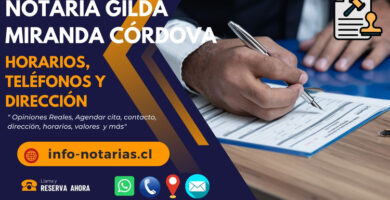 Notaría Gilda Miranda Córdova