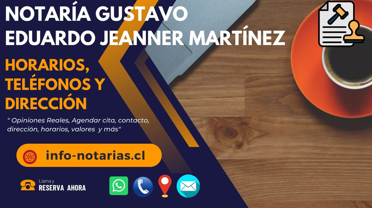 Notaría Gustavo Eduardo Jeanner Martínez