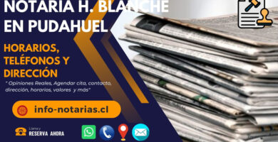 Notaría H. Blanche en Pudahuel