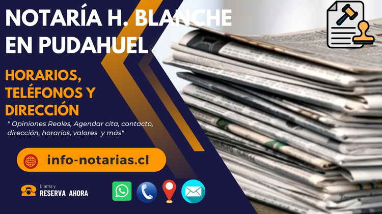 Notaría H. Blanche en Pudahuel