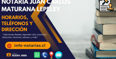 Notaría Juan Carlos Maturana Lepeley