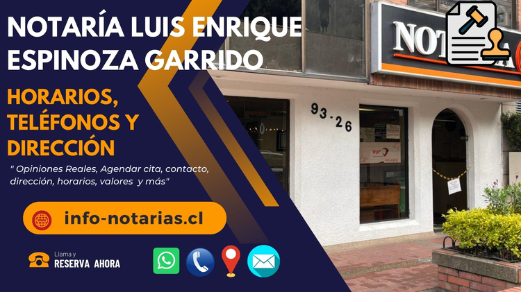 Notaría Luis Enrique Espinoza Garrido