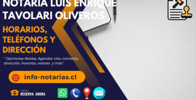 Notaría Luis Enrique Tavolari Oliveros