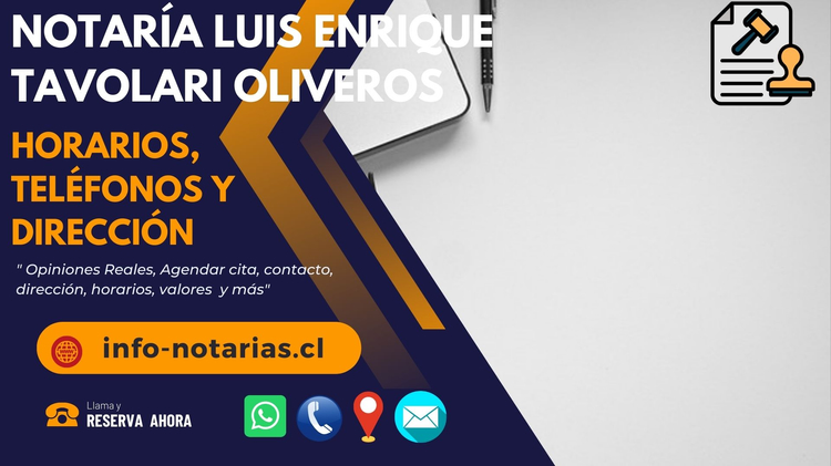 Notaría Luis Enrique Tavolari Oliveros