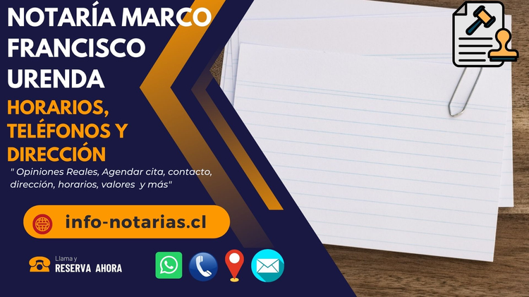 Notaría Marco Francisco Urenda