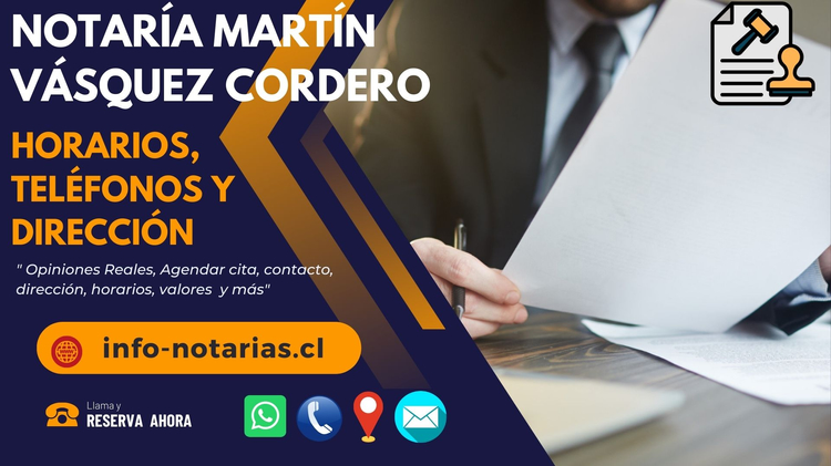 Notaría Martín Vásquez Cordero