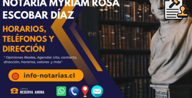 Notaría Myriam Rosa Escobar Díaz