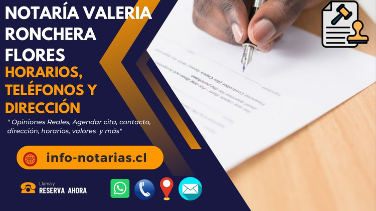 Notaría Valeria Ronchera Flores