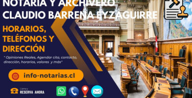 Notaría y Archivero Claudio Barrena Eyzaguirre