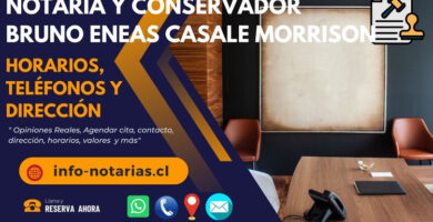 Notaría y Conservador Bruno Eneas Casale Morrison