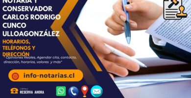 Notaría y Conservador Carlos Rodrigo Cunco UlloaGonzález