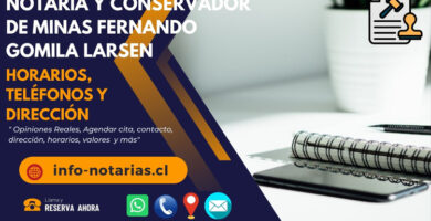 Notaría y Conservador de Minas Fernando Gomila Larsen