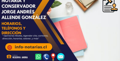 Notaría y Conservador Jorge Andrés Allende González