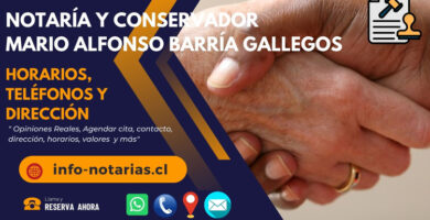 Notaría y Conservador Mario Alfonso Barría Gallegos