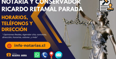 Notaría y Conservador Ricardo Retamal Parada