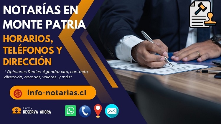 notarías en Monte Patria