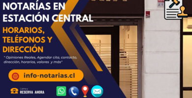 Notarías en Estación Central
