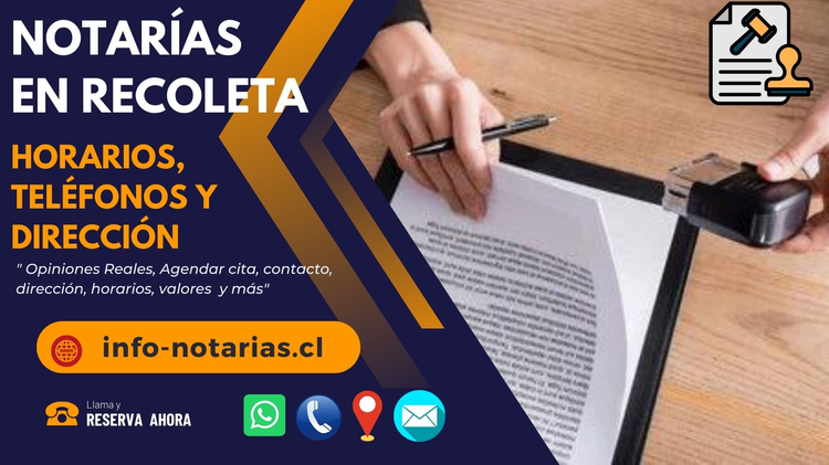 Notarías en Recoleta