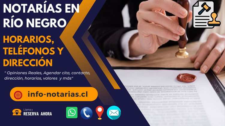 notarias en rio negro