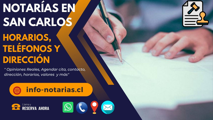 notarias en san carlos